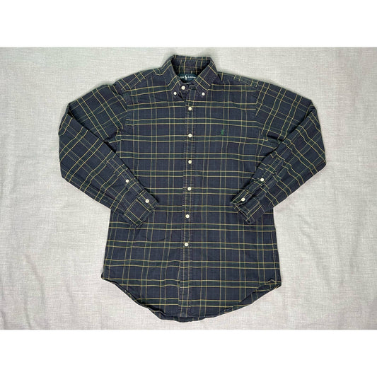 Polo Ralph Lauren Button Down Long Sleeve Plaid Shirt Small