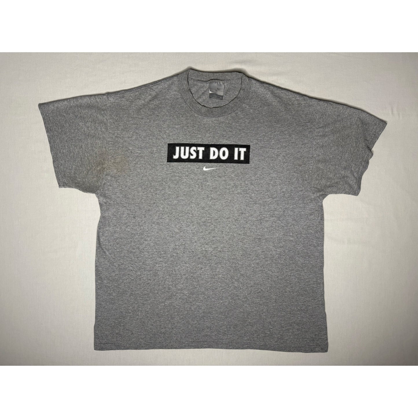 Vintage Y2K Nike Center Check Just Do It T-shirt XL
