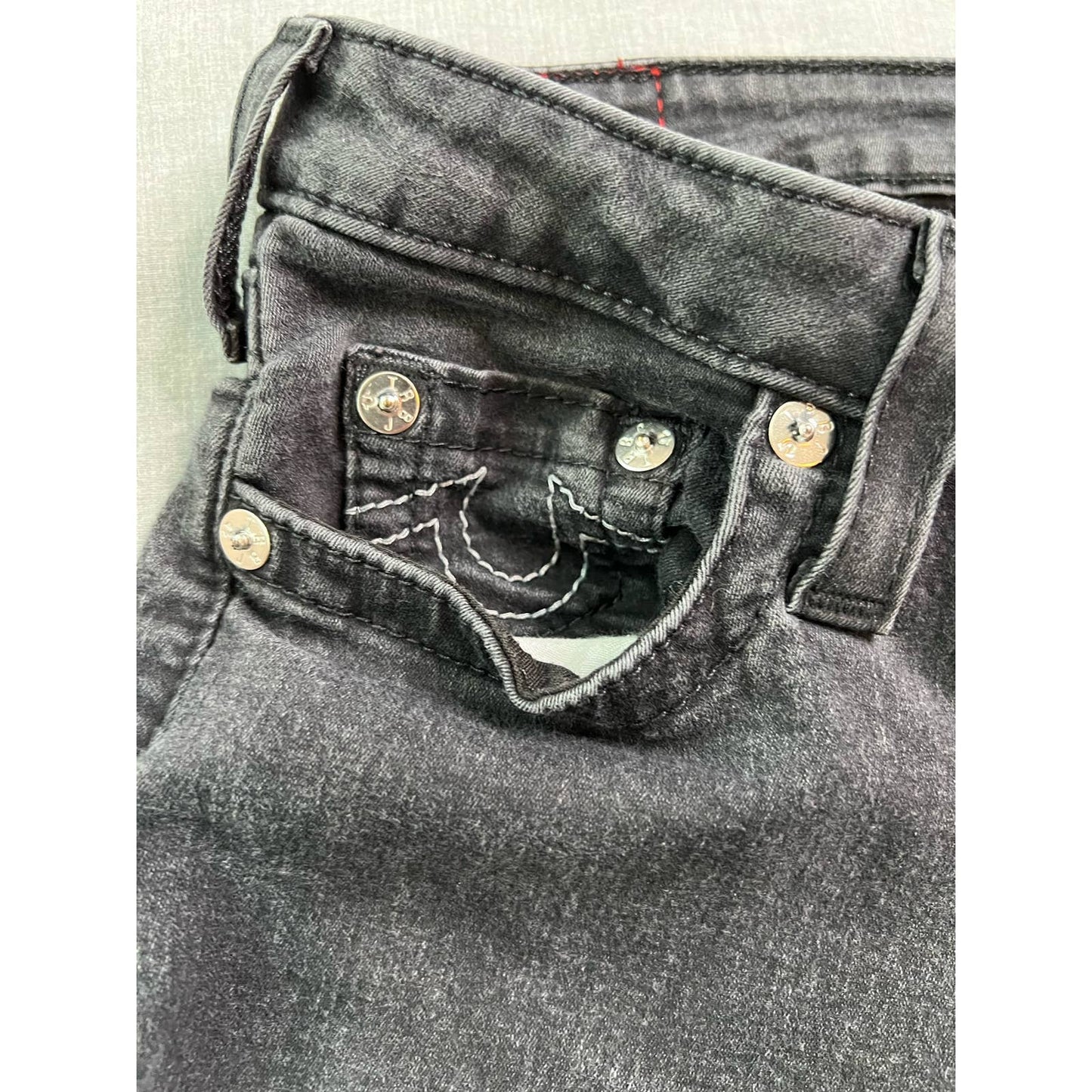 True Religion Logo Skinny Jeans 31