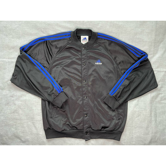 Vintage Adidas Snap Track Jacket Large