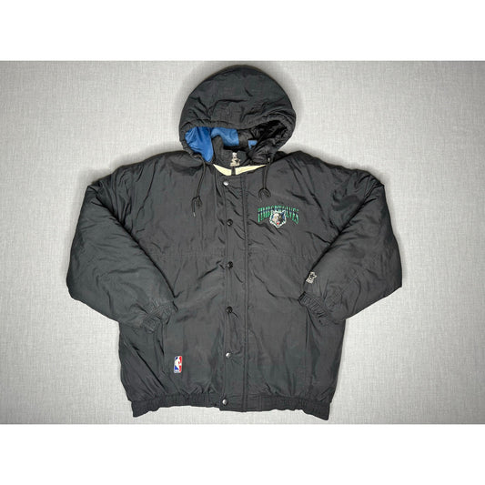 Vintage 90s Minnesota Timberwolves Puffer Starter Jacket Large