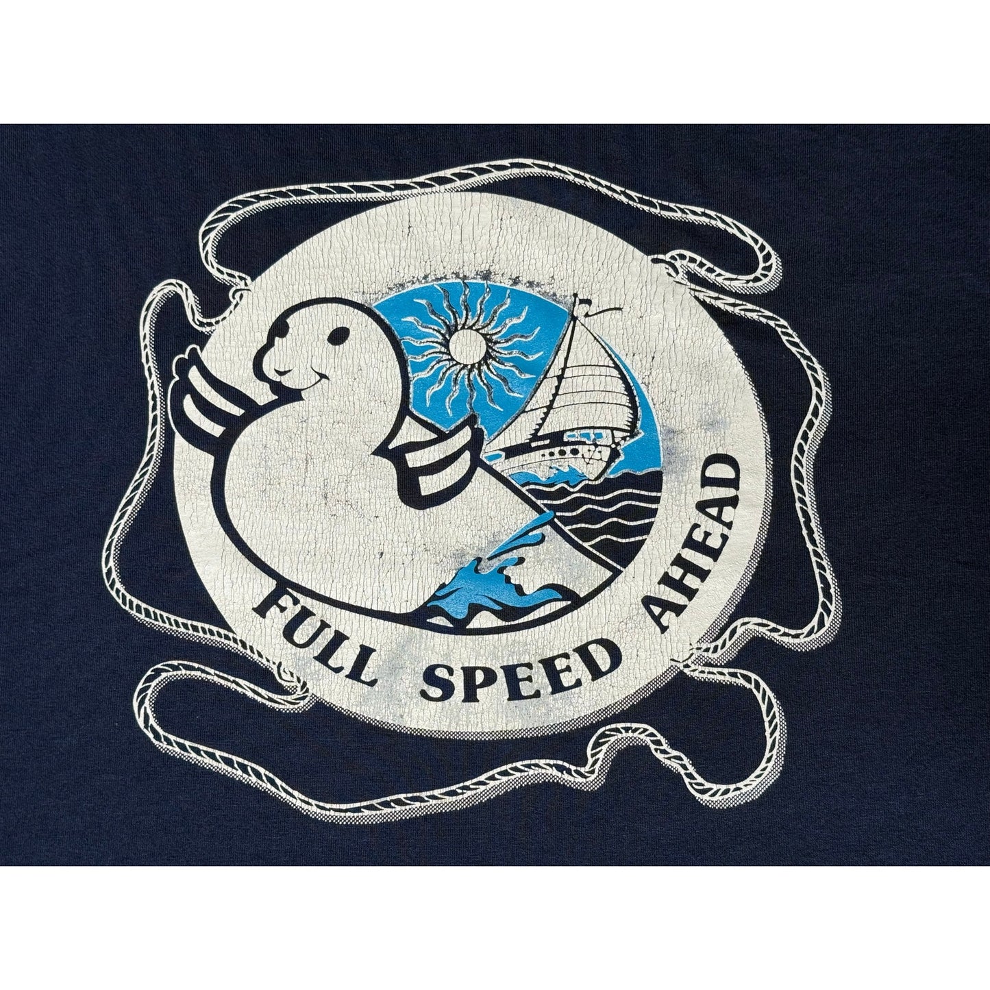 Vintage 90s Full Speed Ahead Single Stitch T-shirt Large