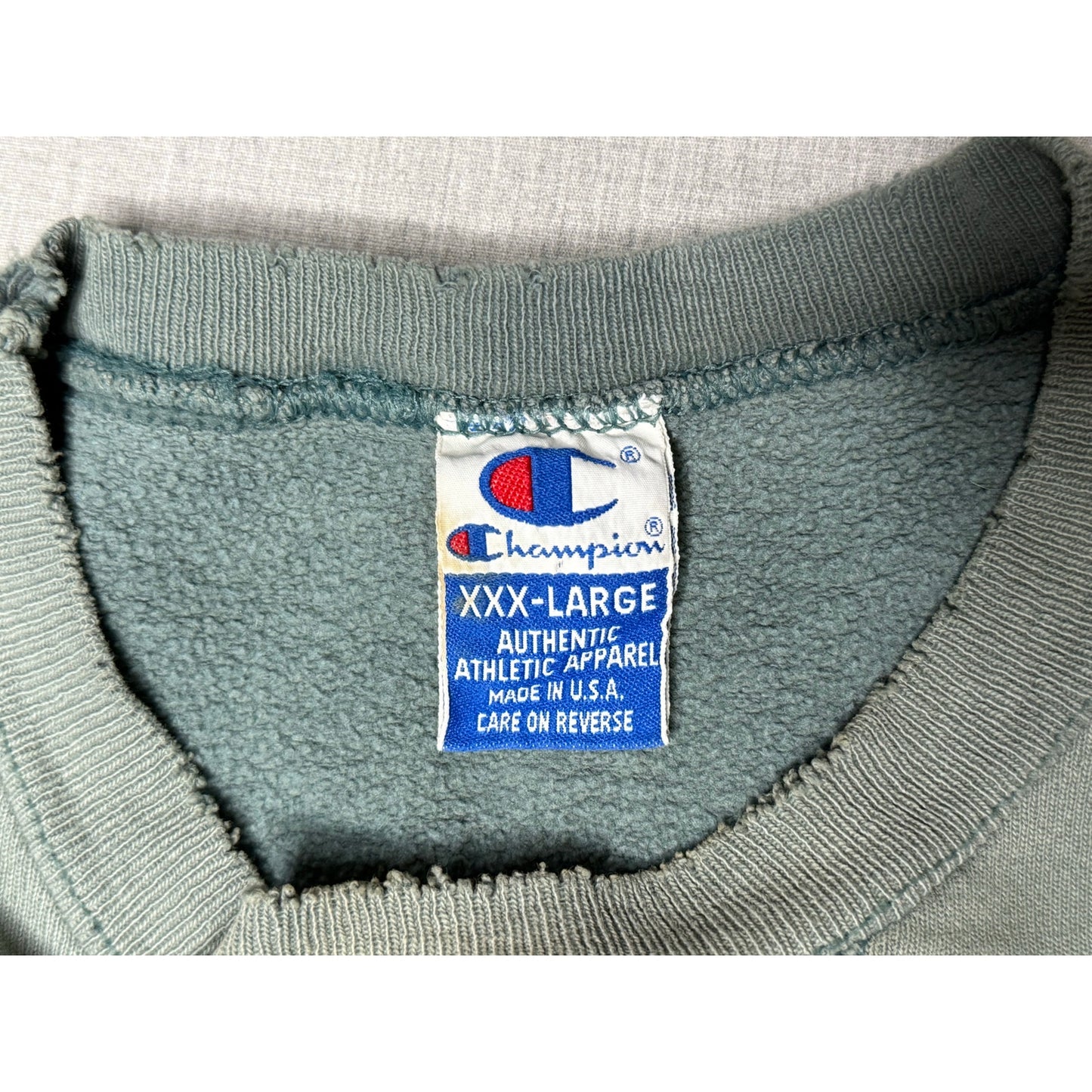 Vintage 90s Champion Made In USA Pullover Crewneck Sweatshirt 3XL