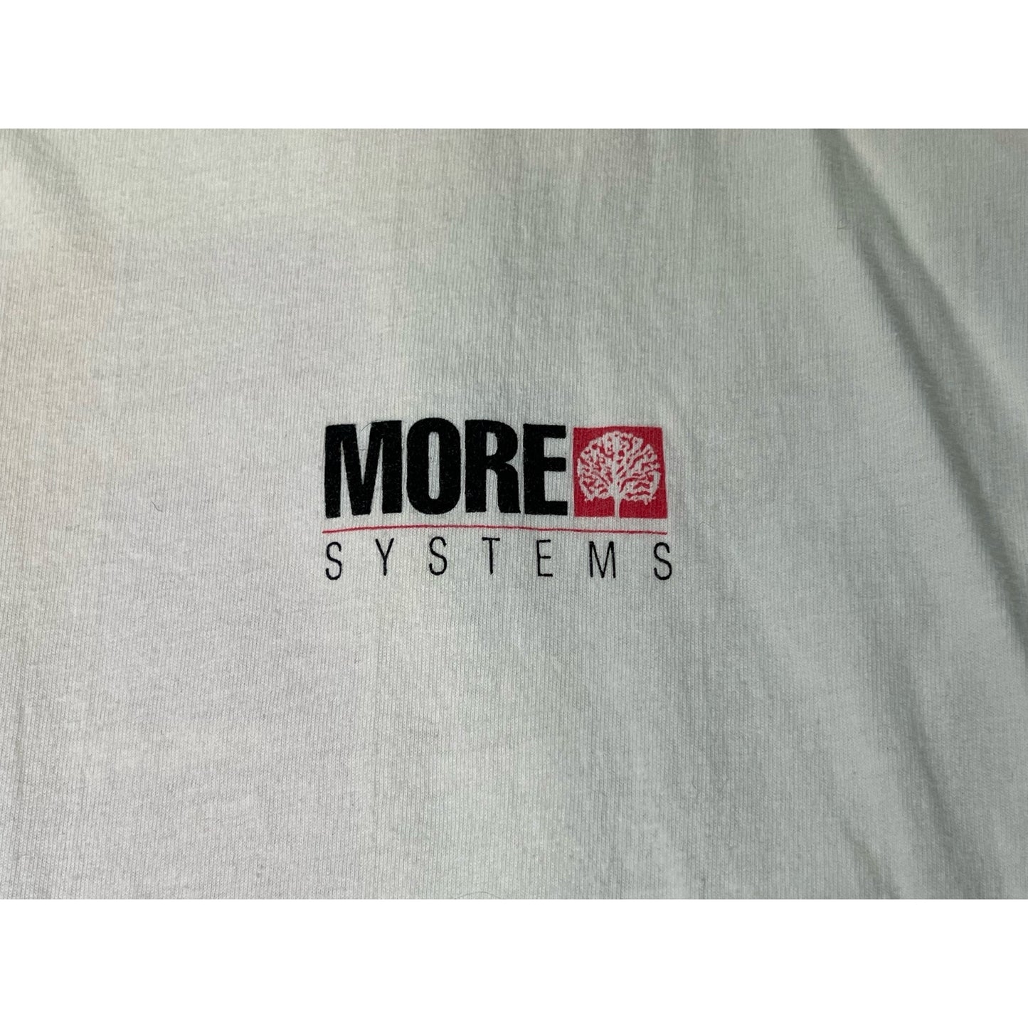 Vintage 90s More Systems Software Promo Single Stitch Tech T-Shirt XL