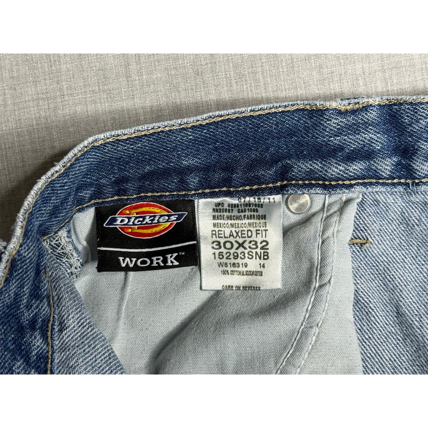 Dickies Double Knee Relaxed Fit Workwear Jeans 30x32