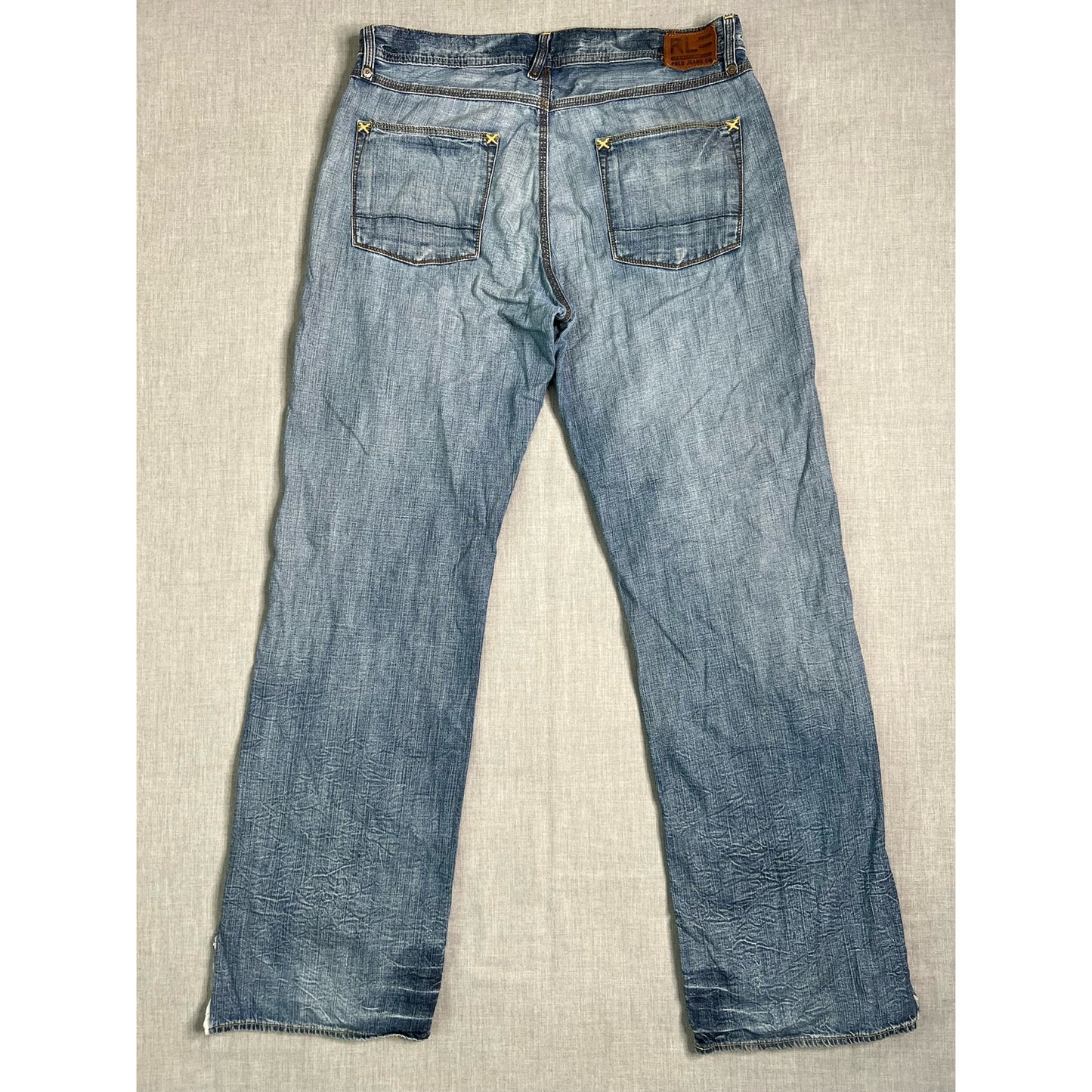 Polo Jeans Co Ralph Lauren Carver Faded Button Fly Jeans 34x34