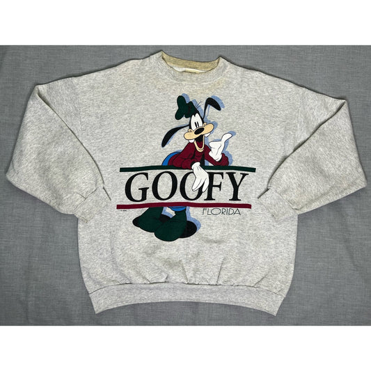 Vintage Goofy Florida Disney Double Sided Crewneck Sweatshirt XL