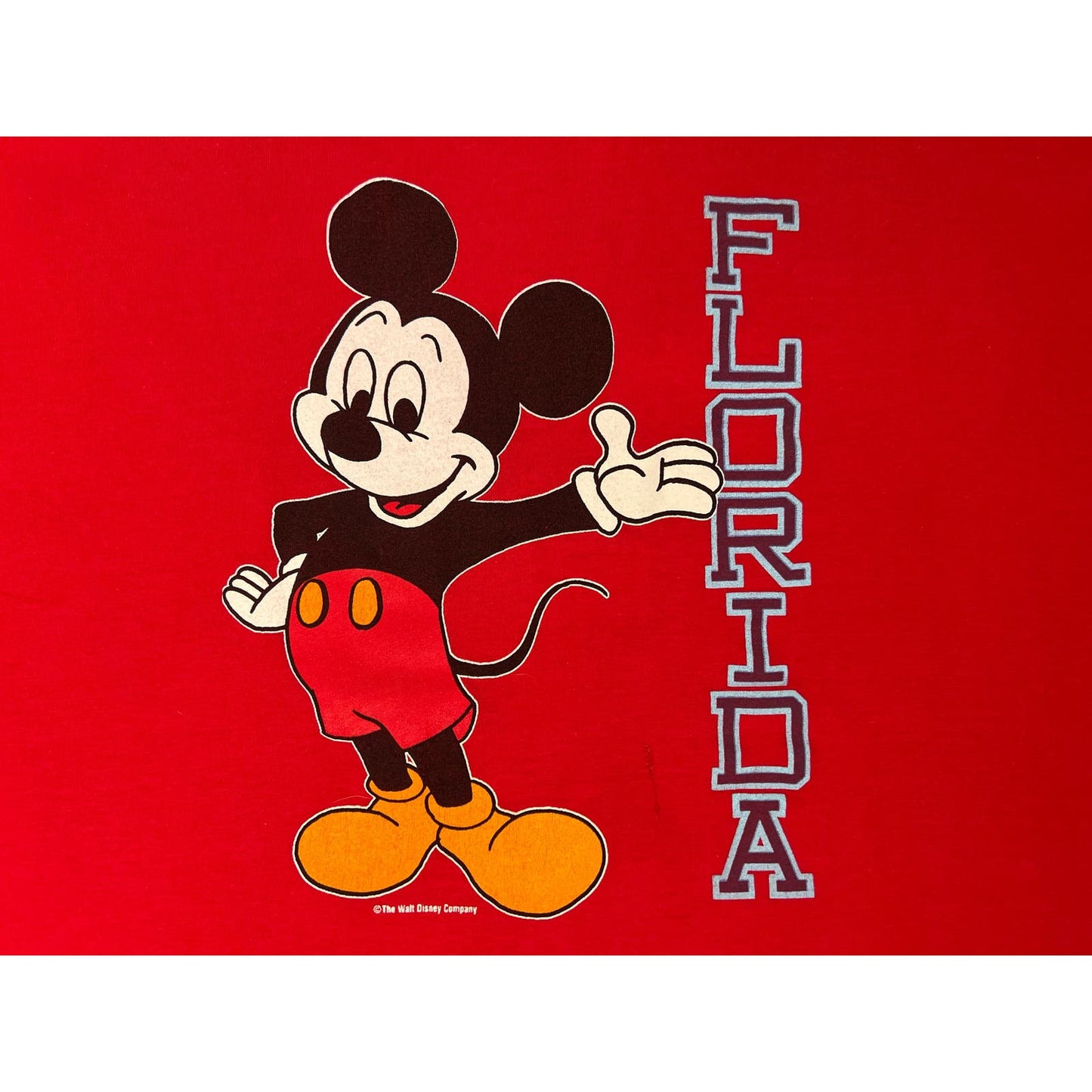 Vintage Mickey Mouse Florida Disney Single Stitch T-shirt XL