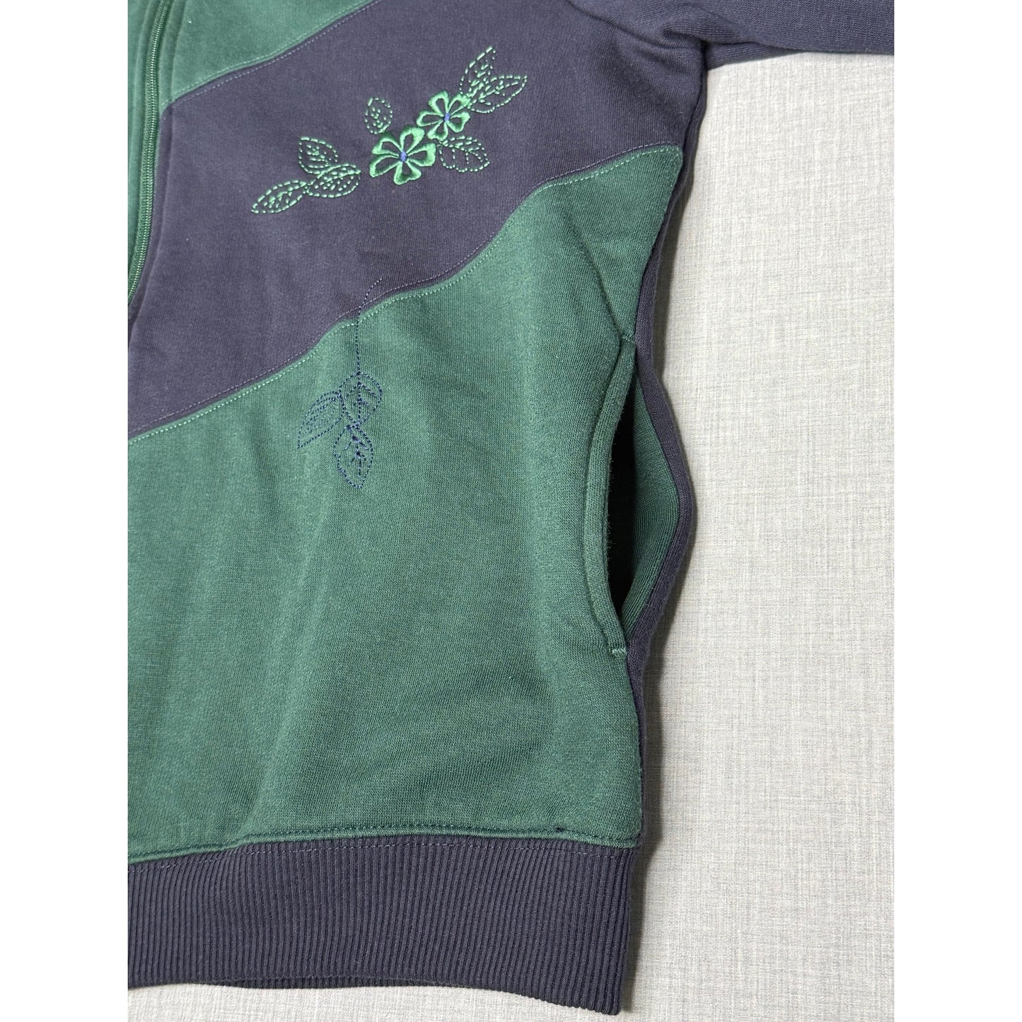 Vintage 90s Studio Works Full Zip Crewneck Sweatshirt Women’s Large