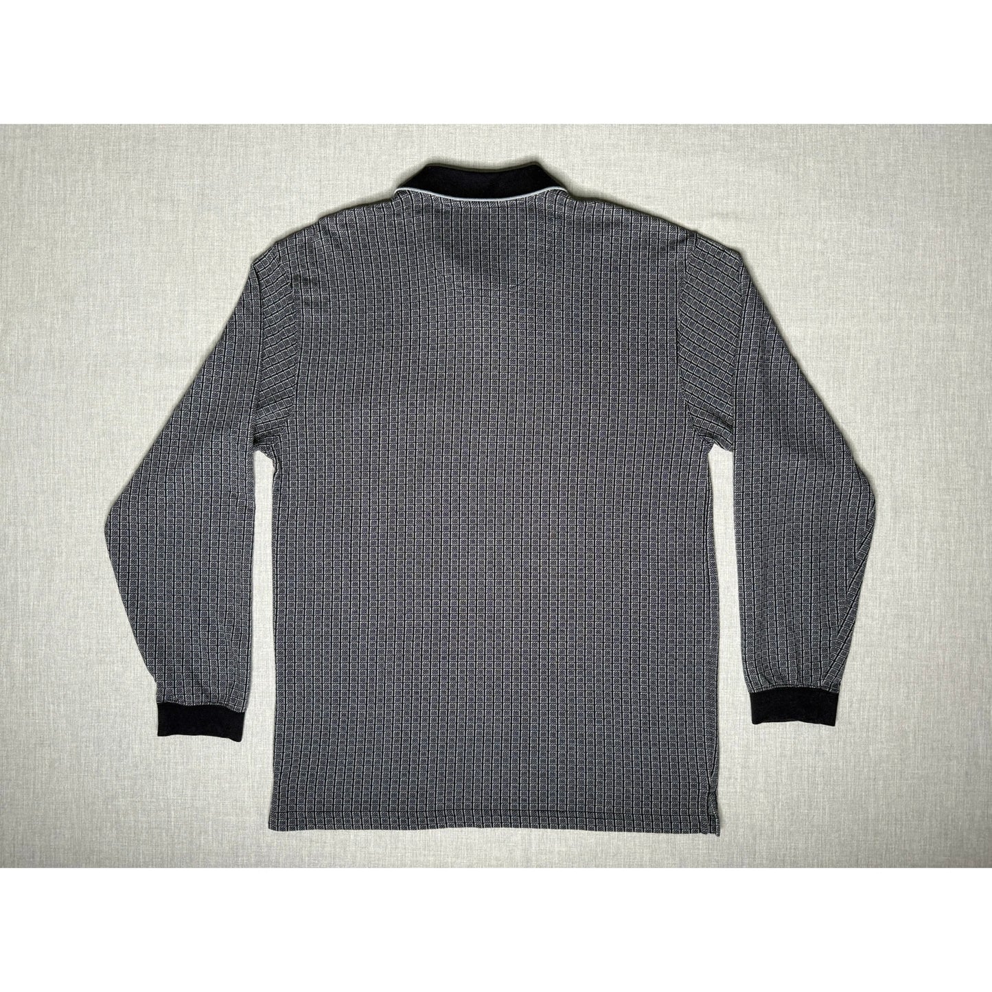Vintage Van Heusen Long Sleeve Polo Shirt Large