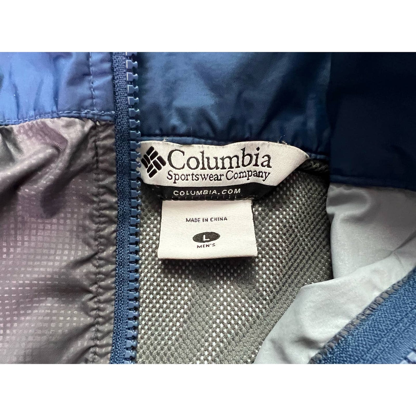 Columbia Sportswear Full Zip Windbreaker Jacket Large