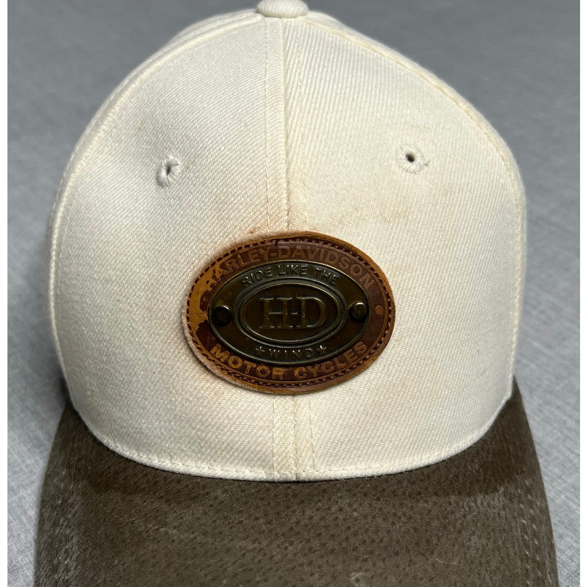 Vintage Harley Davidson American Needle Leather Brim Hat