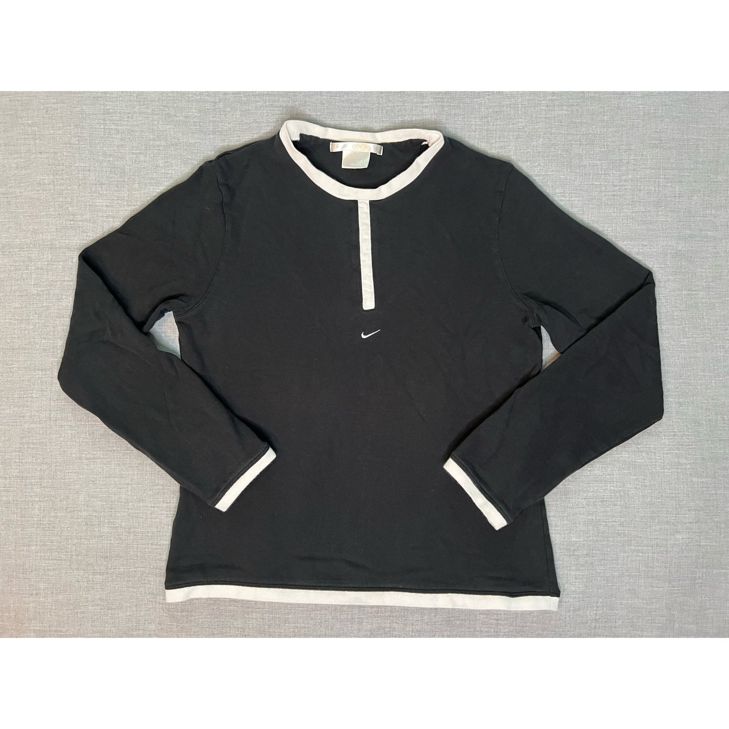 Vintage Nike Golf Center Check Long Sleeve T-shirt Women’s Medium