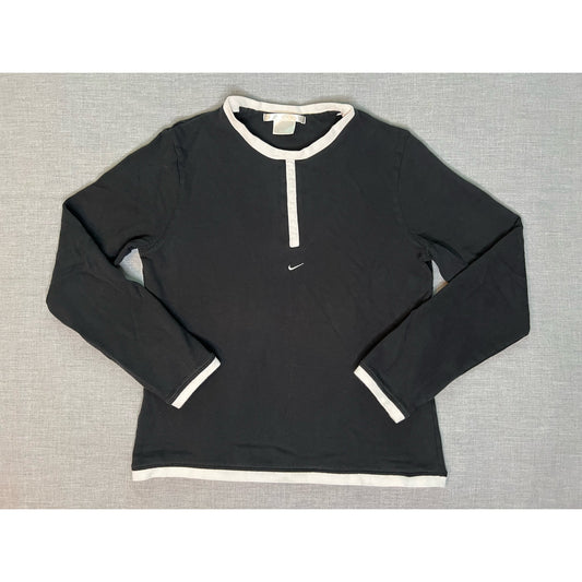 Vintage Nike Golf Center Check Long Sleeve T-shirt Women’s Medium