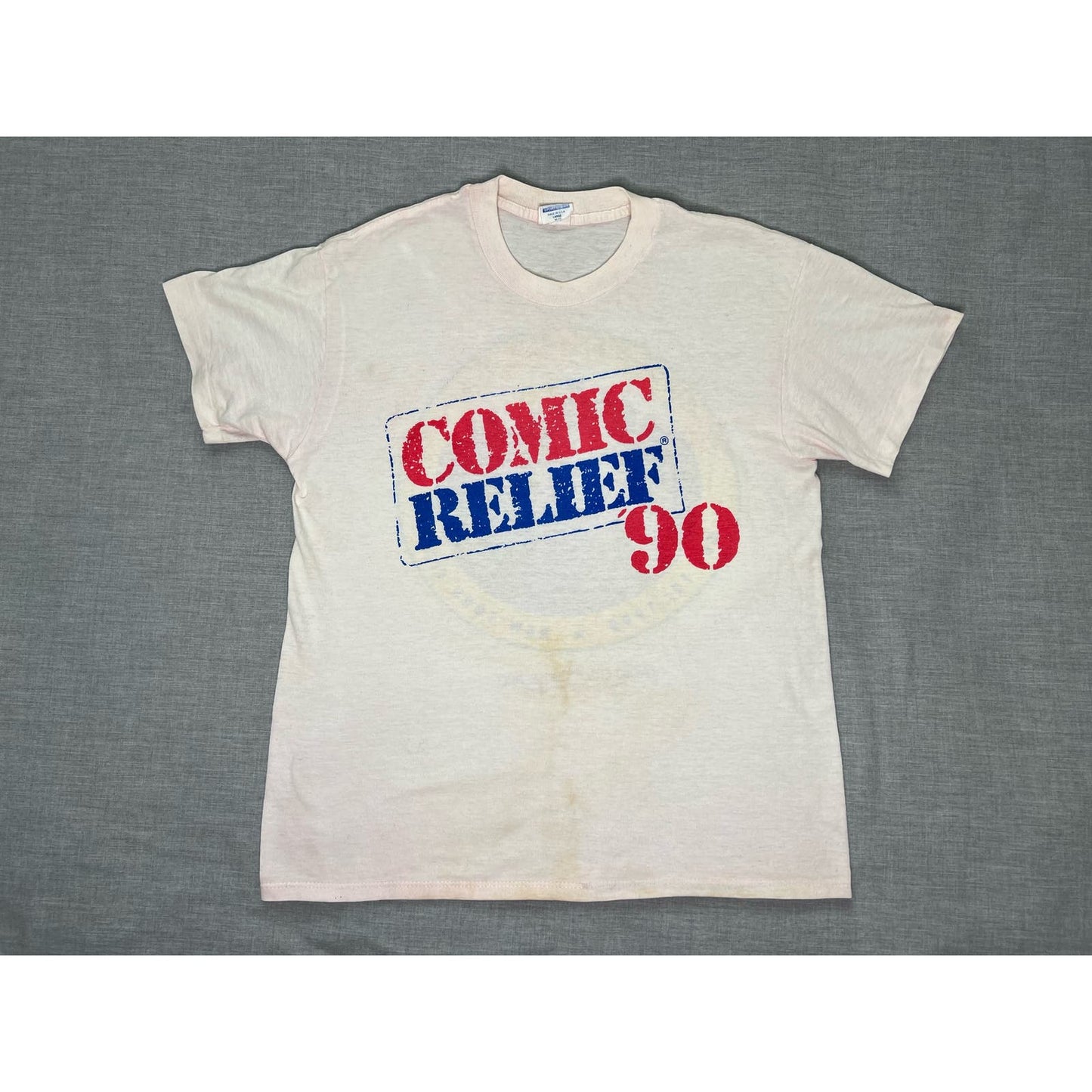 Vintage 1990 Comic Relief Benefit New York Comedy Single Stitch T-shirt Large