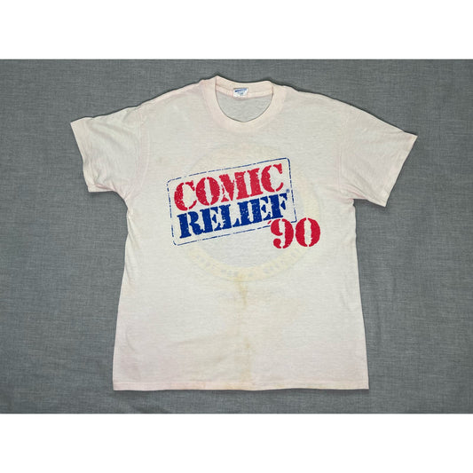 Vintage 1990 Comic Relief Benefit New York Comedy Single Stitch T-shirt Large