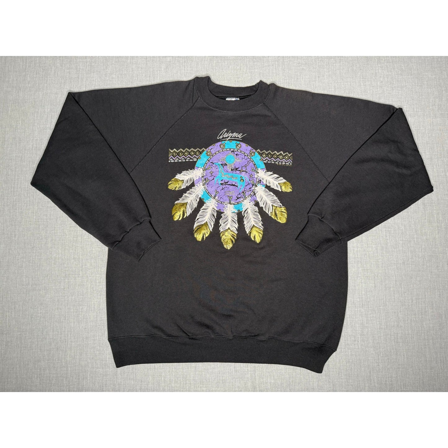 Vintage 90s Arizona Dream Catcher Pullover Crewneck Sweatshirt XL