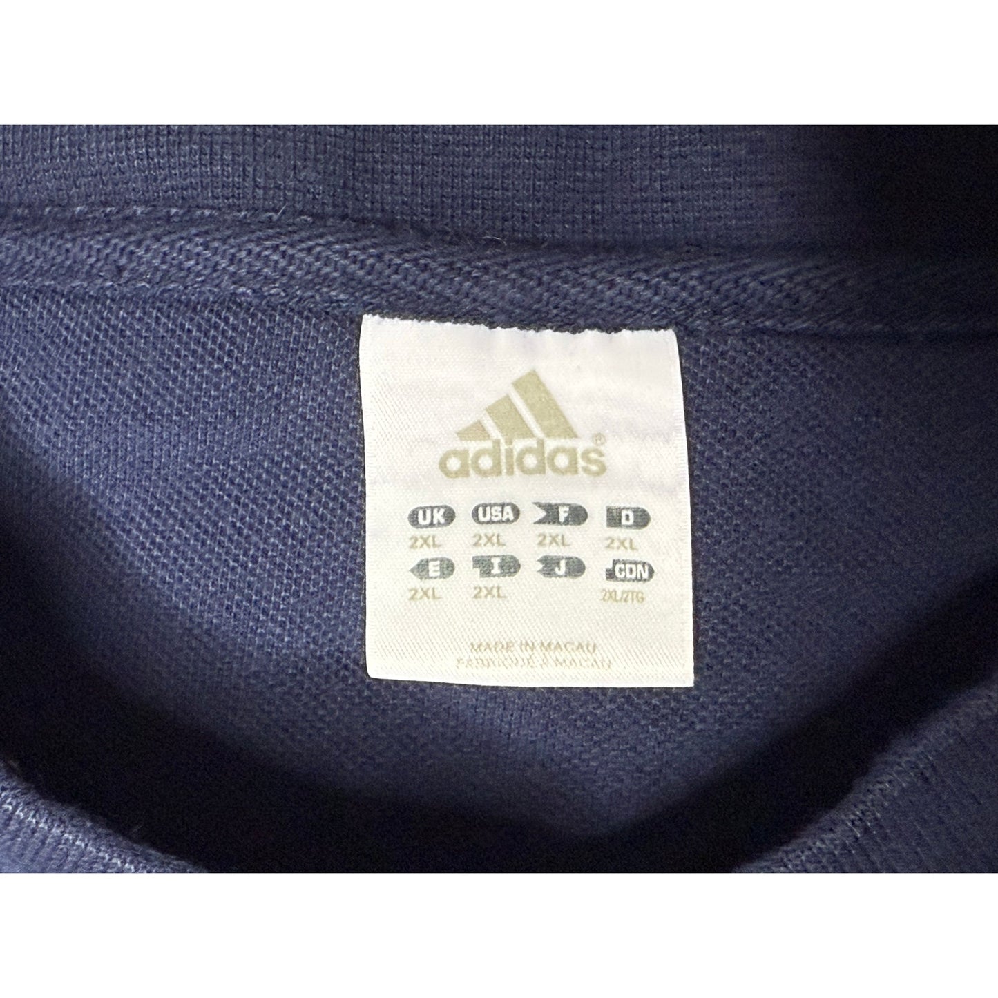 Vintage Y2K Notre Dame Fighting Irish Adidas Pullover Crewneck Sweatshirt 2XL