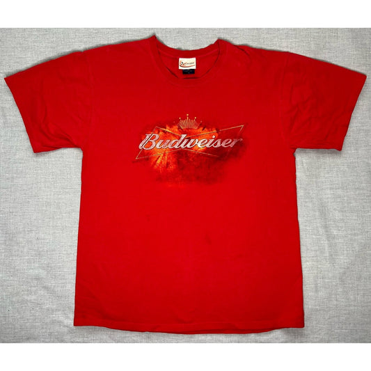 Vintage Y2K Dale Earnhardt Jr Budweiser NASCAR T-Shirt XL