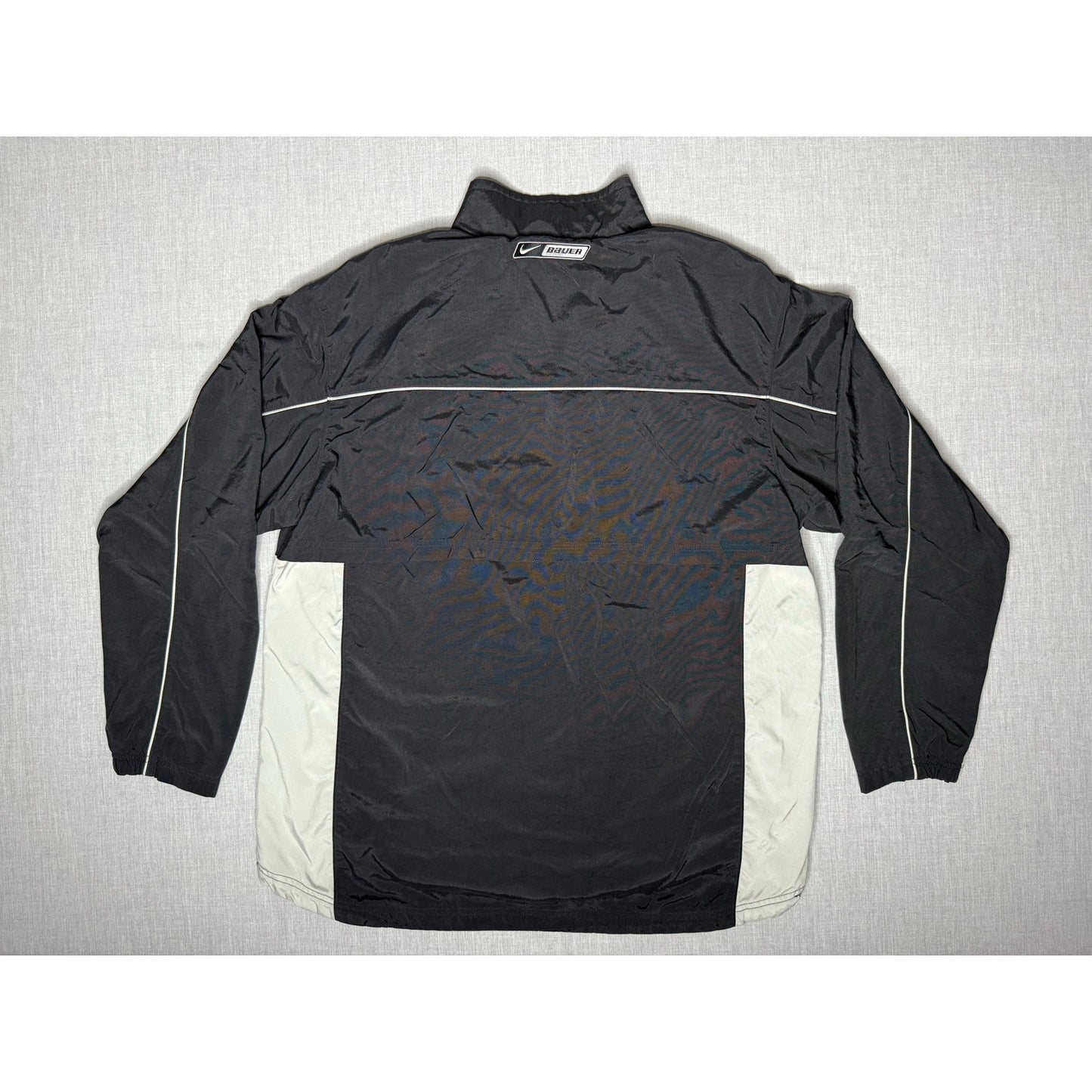 Vintage Y2K Nike Bauer Hockey Full Zip Jacket XL