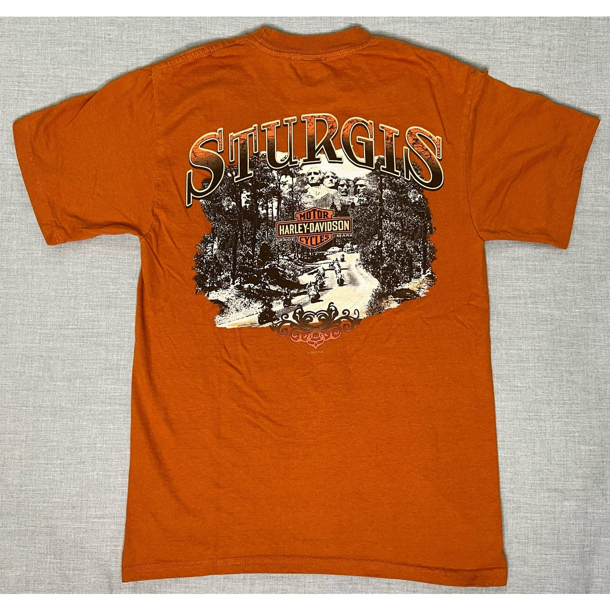 Harley Davidson Sturgis South Dakota Mount Rushmore T-shirt Small