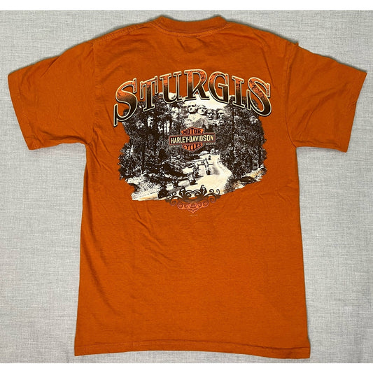 Harley Davidson Sturgis South Dakota Mount Rushmore T-shirt Small