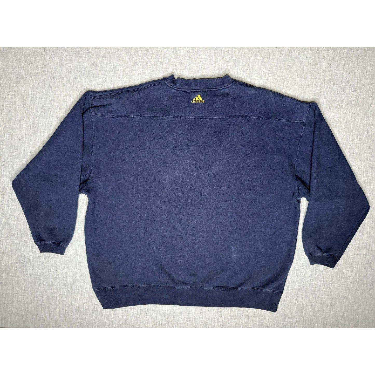 Vintage Y2K Notre Dame Fighting Irish Adidas Pullover Crewneck Sweatshirt 2XL