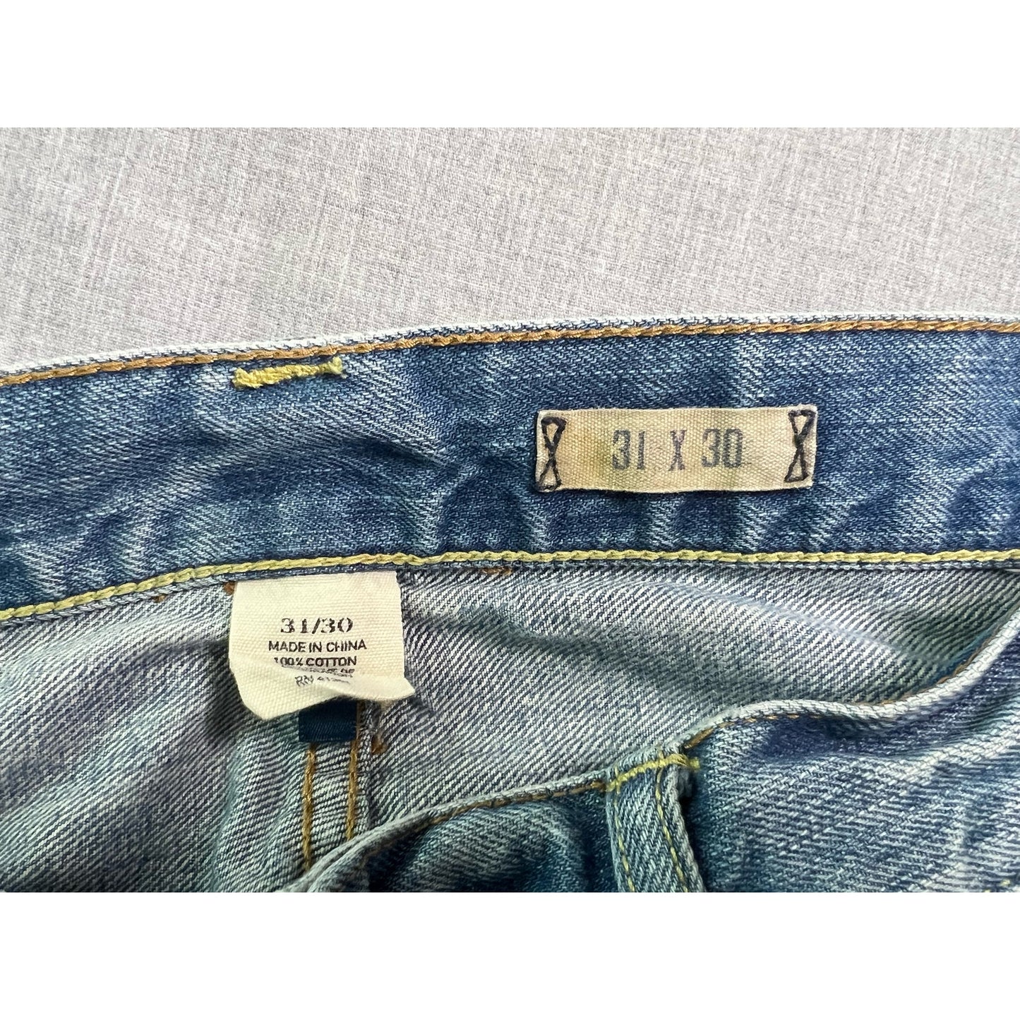 Polo Ralph Lauren Distressed Faded Blue Jeans 31x30