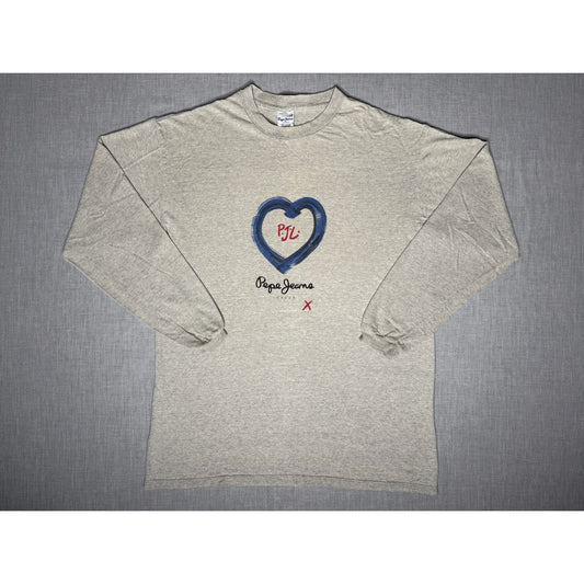 Vintage Pepe Jeans London Long Sleeve T-shirt One Size