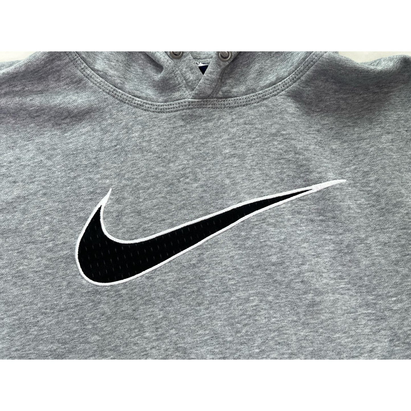 Nike Big Mesh Swoosh Pullover Hoodie Medium