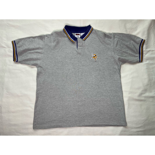 Vintage 2000 Minnesota Vikings Polo Shirt Large