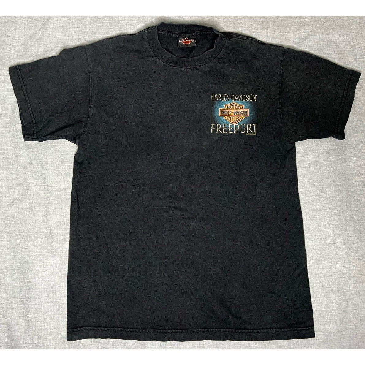 Harley Davidson Freeport Bahamas Double Sided T-shirt Medium