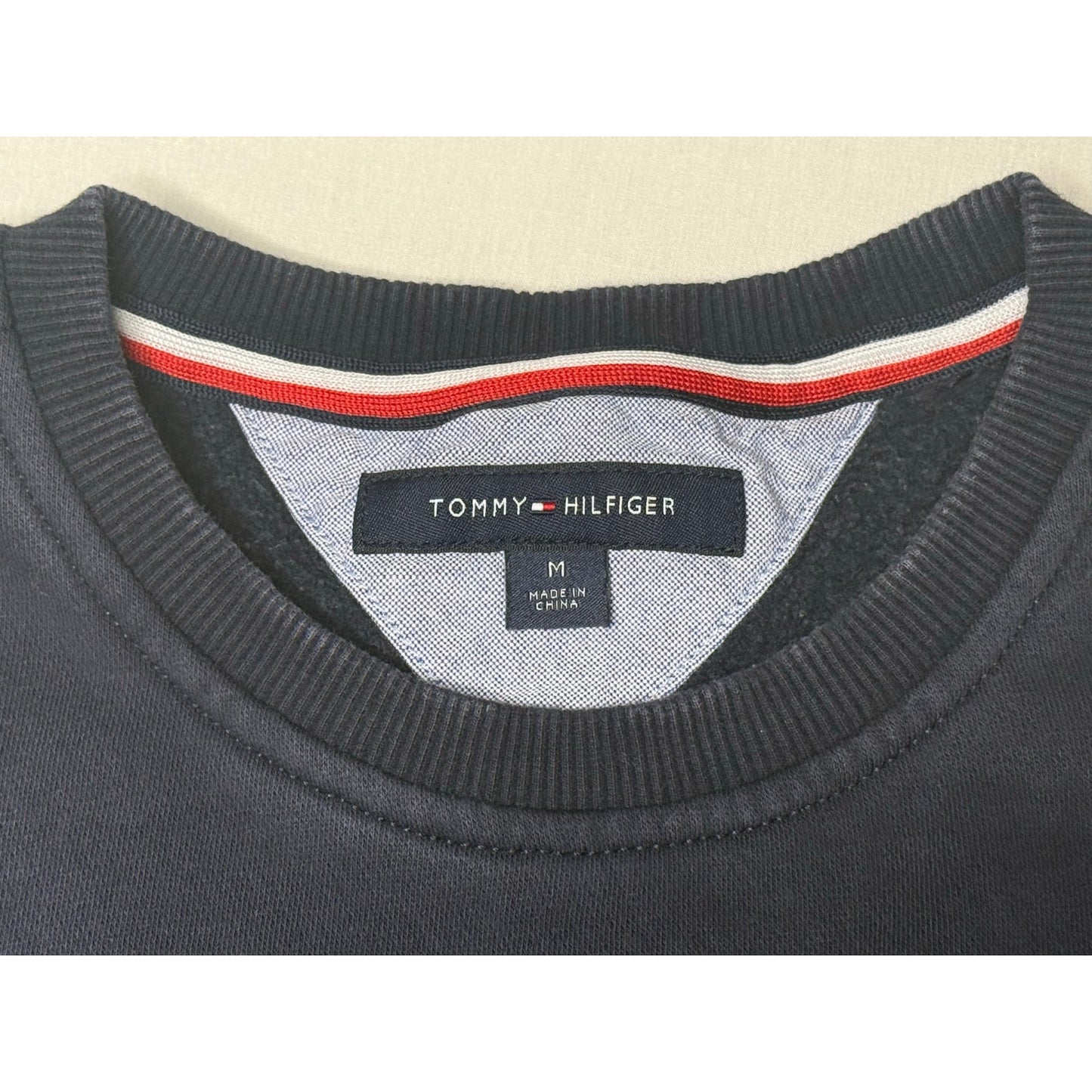 Tommy Hilfiger Color Block Pullover Crewneck Sweatshirt Medium