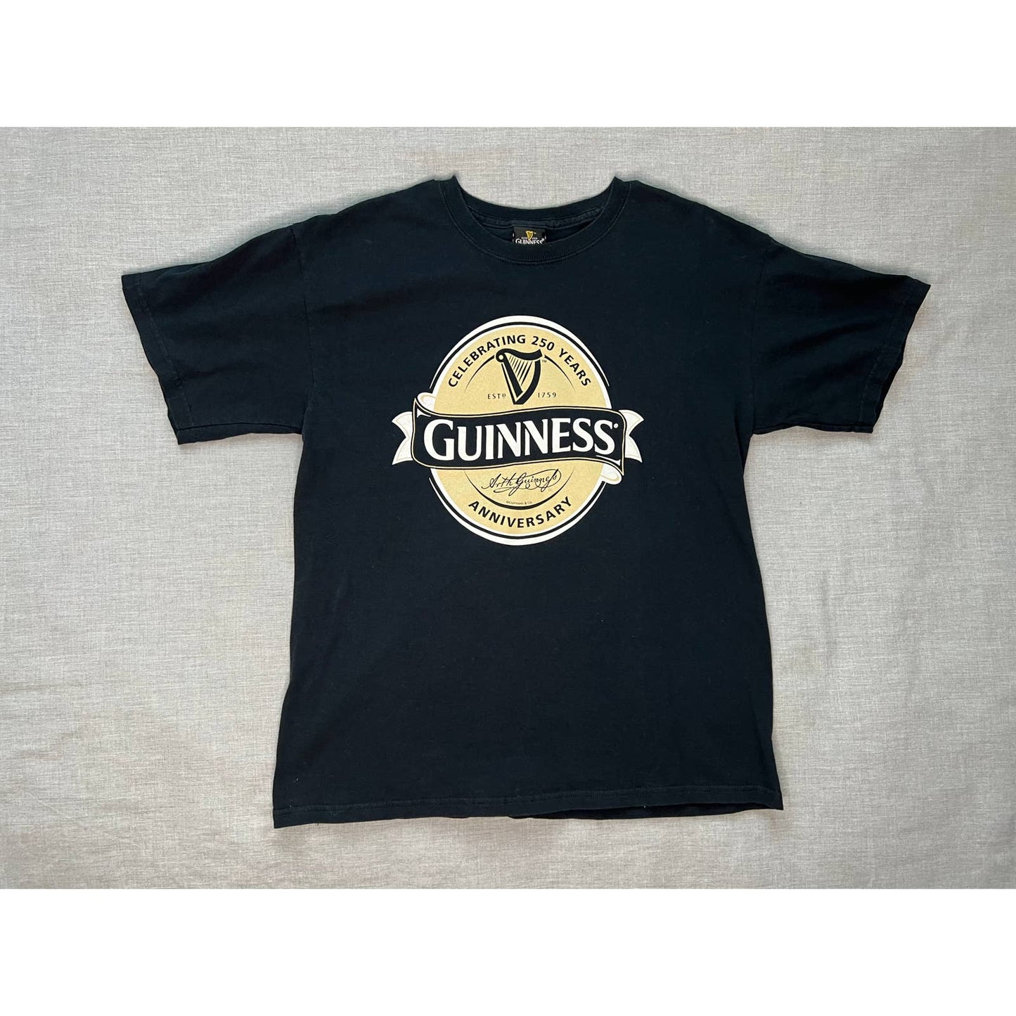 Guinness 250 Years Anniversary T-shirt Large