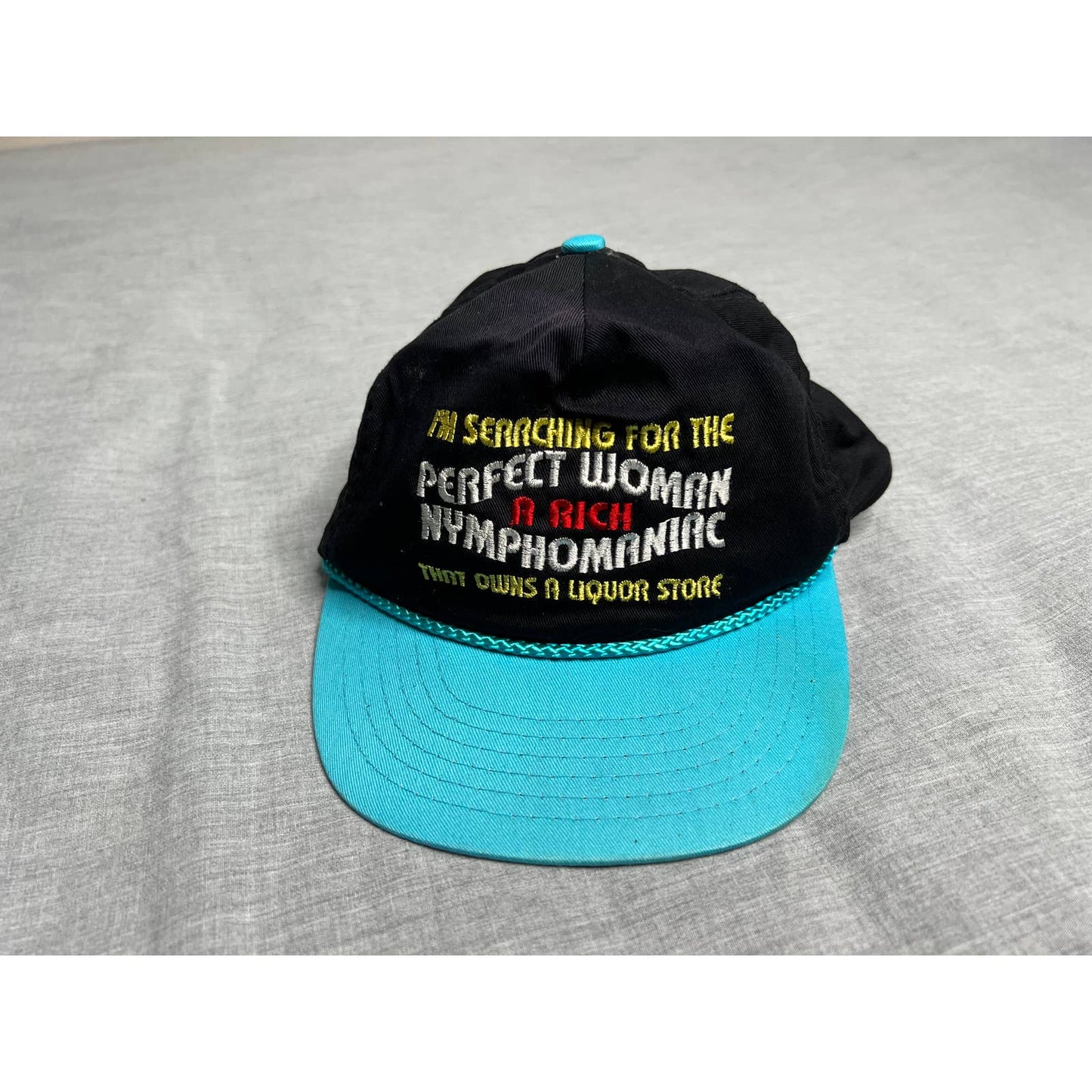 Vintage Perfect Woman Joke Snap Back Hat