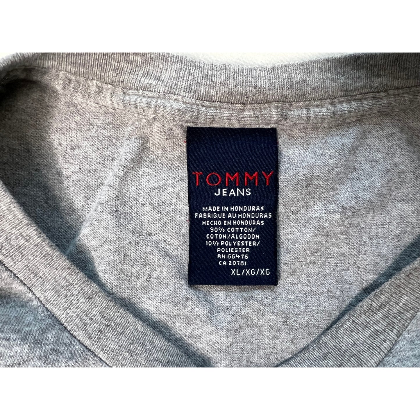 Vintage Y2K Tommy Hilfiger Jeans Tropical Double Sided T-shirt XL