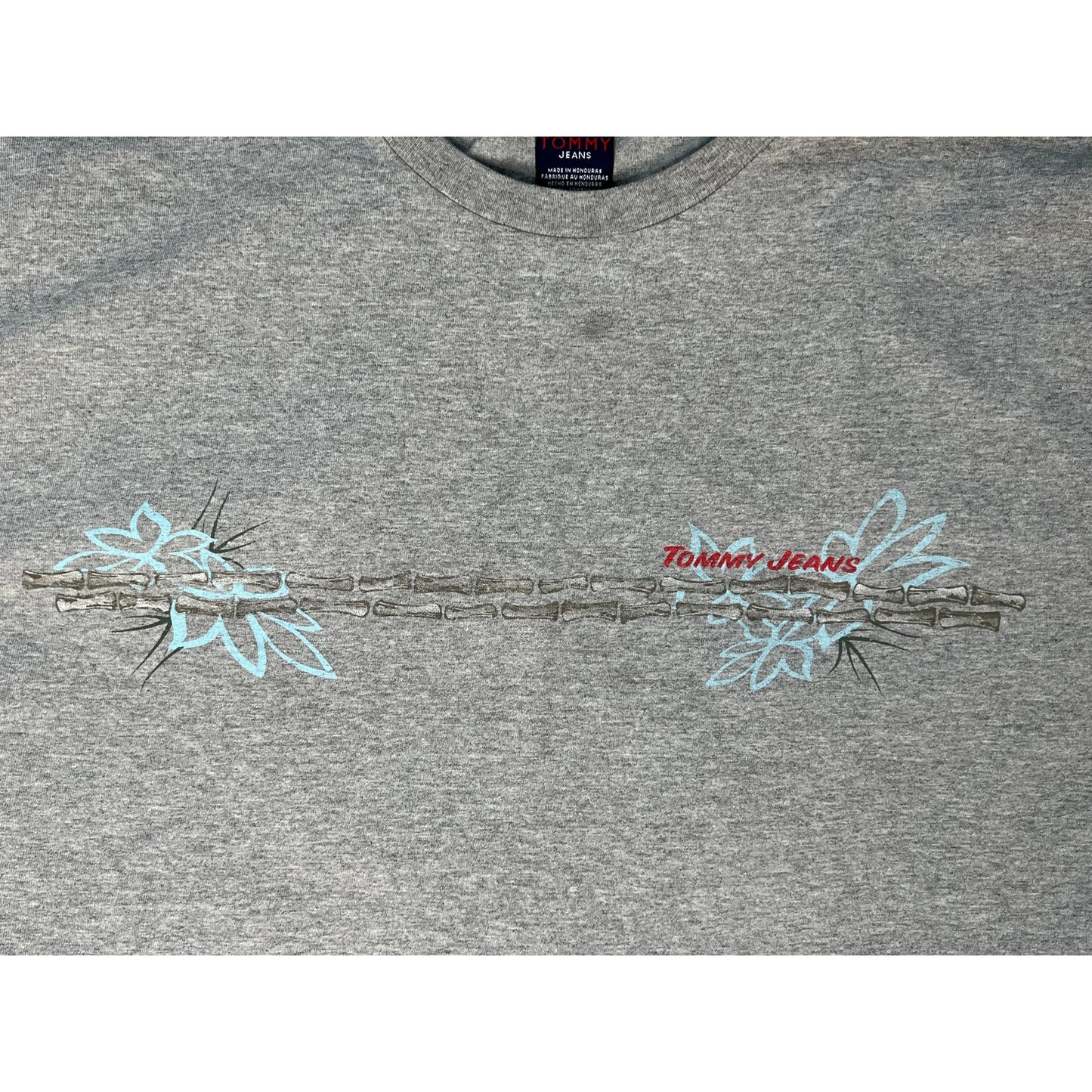 Vintage Y2K Tommy Hilfiger Jeans Tropical Double Sided T-shirt XL