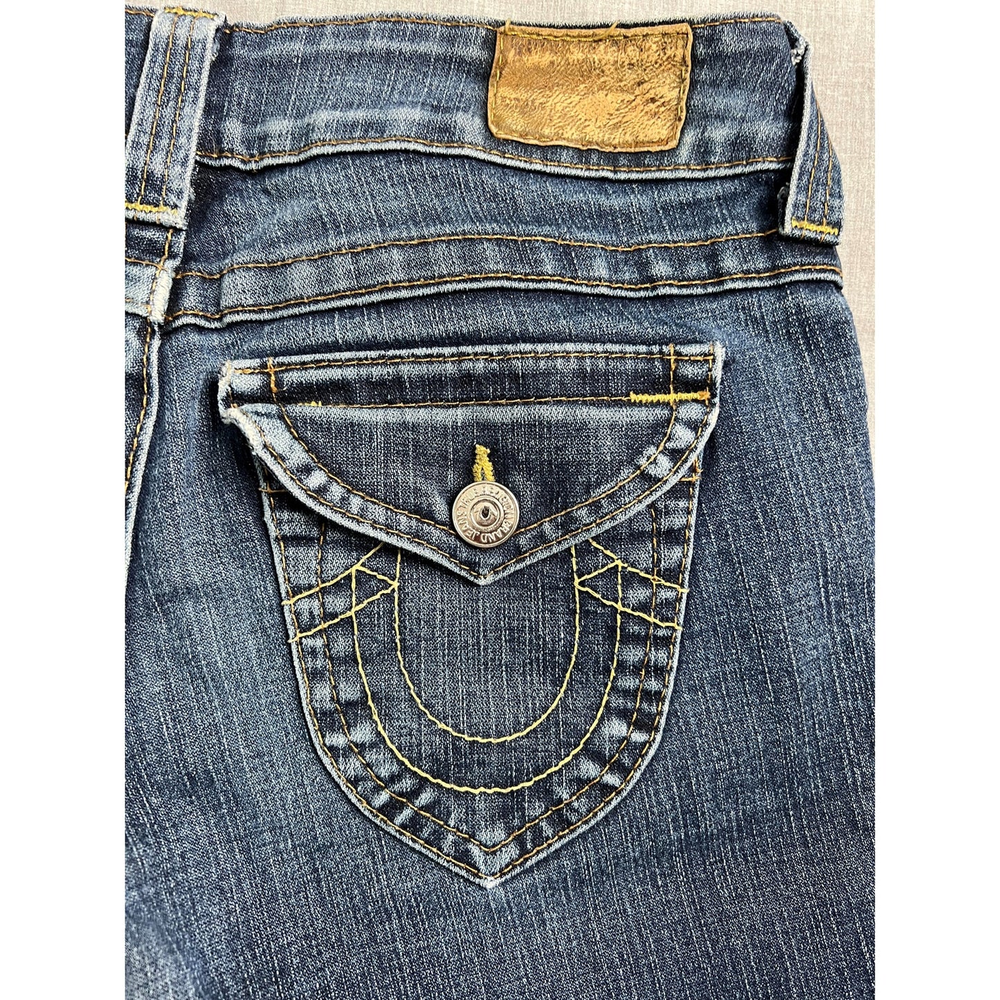 True Religion Flap Pocket Low Rise Jeans Women's 28