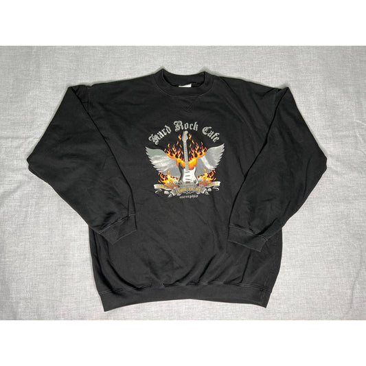 Hard Rock Cafe Memphis Crewneck Sweatshirt Large