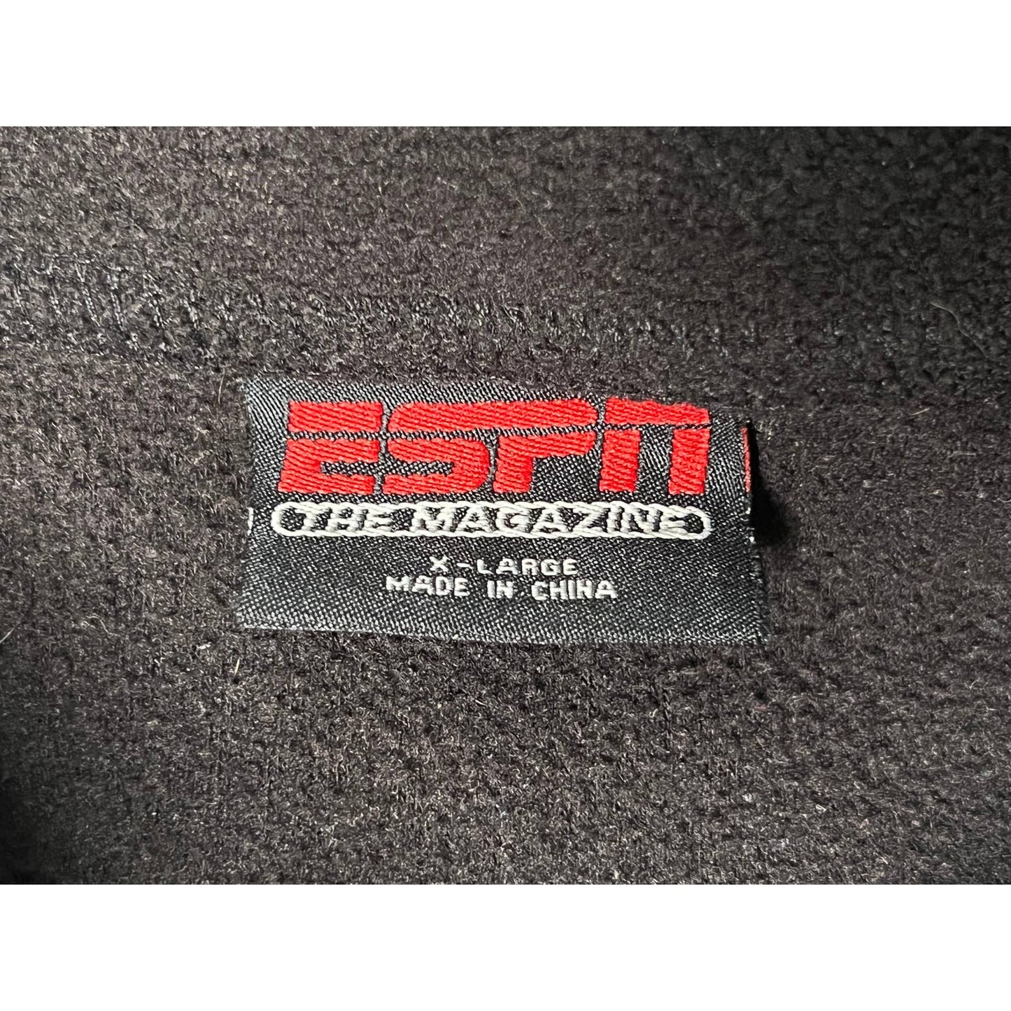 ESPN The Magazine Fleece Quarter Zip XL