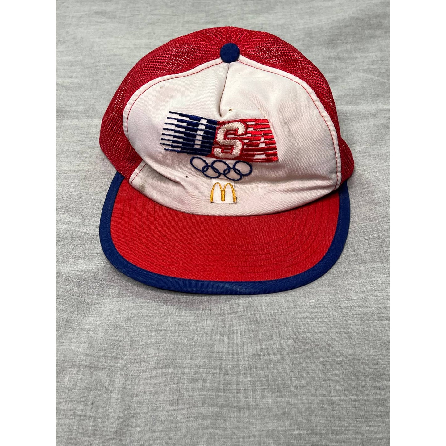 Vintage 1984 Olympics McDonalds Trucker Hat