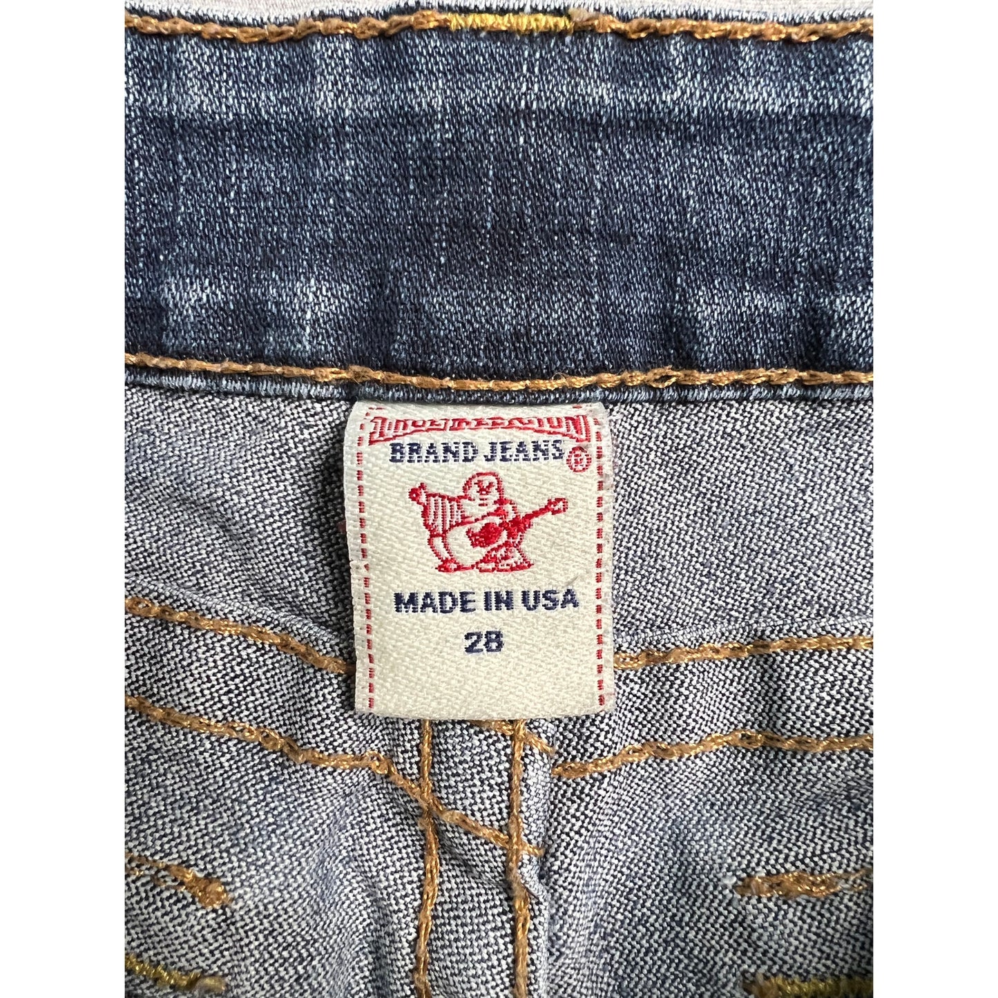 True Religion Flap Pocket Low Rise Jeans Women's 28