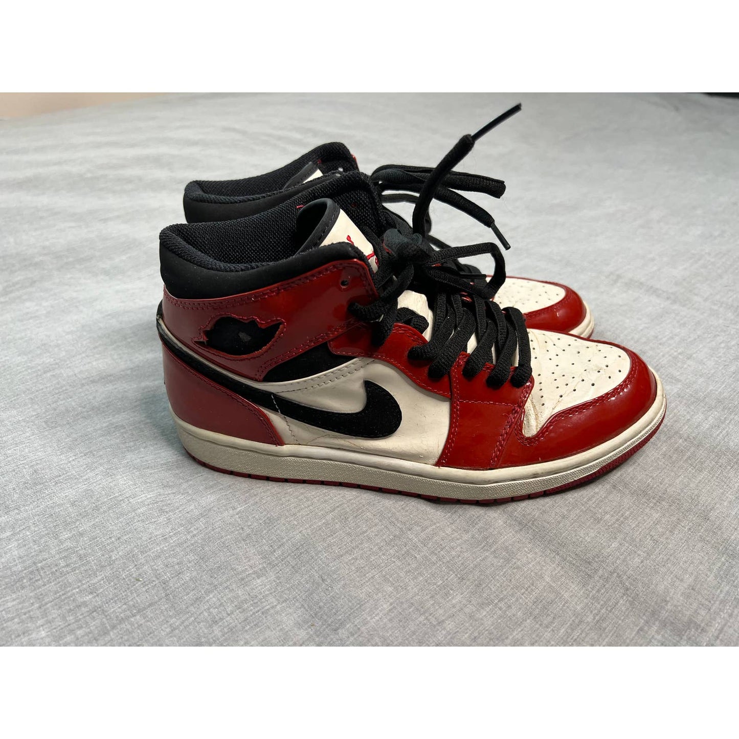 Vintage Air Jordan 1 Mid 2003 Patent Leather Chicago Mens 9