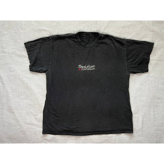 Saskatoon Canada Embroidered T-shirt XL