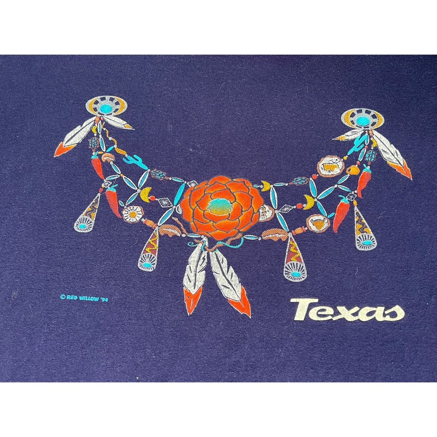 Vintage 1994 Texas Red Willow Made In USA T-shirt XL